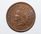 AU 1904 Indian Head Cent   {{{ 1 F40