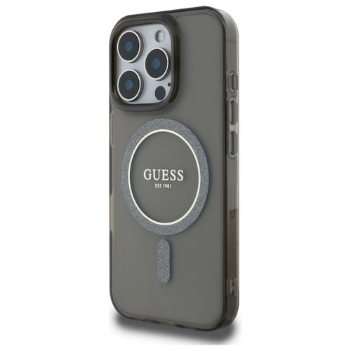 Guess GUHMP16LHFGEREK Apple iPhone 16 Pro Hardcase IML Glitter Circle MagSafe sc - Bild 2 von 8