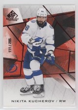 2021-22 Upper Deck SP Game Used Red Fragment 111/205 Nikita Kucherov #38 0b3