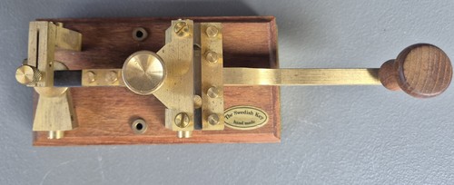 Clé code morse à long levier style suédois fabriquée par Lennart Pettersson & Co. - Photo 6/14