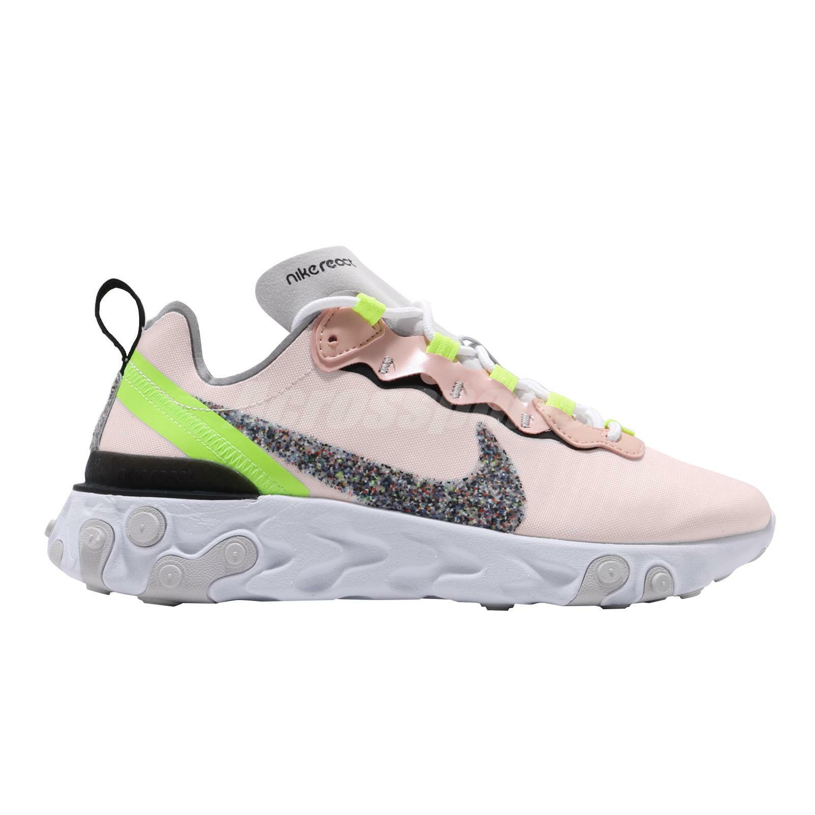 pink nike react element 55