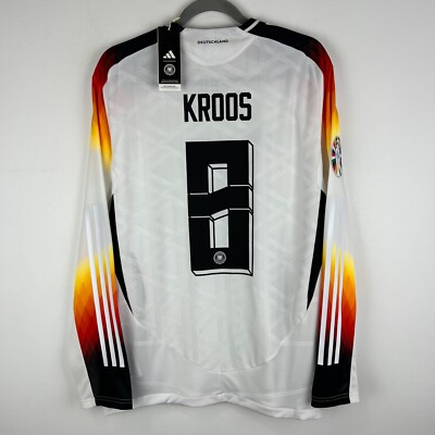 Germany Euro 2024 Adidas Home Player Issue Shirt Soccer Jersey