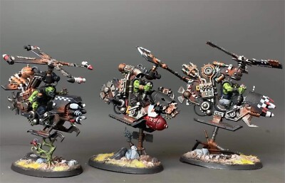 Deffkoptas Orks Xenos Army Warhammer 40K Presale well Painted