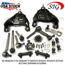 Front Control Arm Tie Rod End Suspension Kit for 1998 - 2004 Chevy S10 4WD 14PC