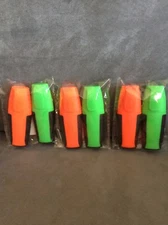 CVS BRAND ORANGE AND GREEN MINI HIGHLIGHTERS - LOT OF 3 - BRAND NEW
