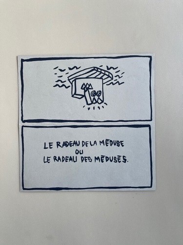 Speedy Graphito / Invitation vernissage (1987) / Le Radeau de la Méduse / Paris - Picture 2 of 4