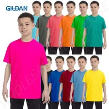 Gildan Youth Short Sleeves Heavy Cotton 5.3 oz XS-XL T-Shirt MG500B