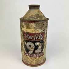 Old 12oz OERTELS '92 Lager Cone Top Beer Can Oertel Brewing Louisville