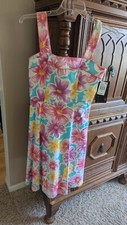 Vintage 90's NWT SCARLETT $49.00 Pink Floral Sundress Size 7/8 Lovely