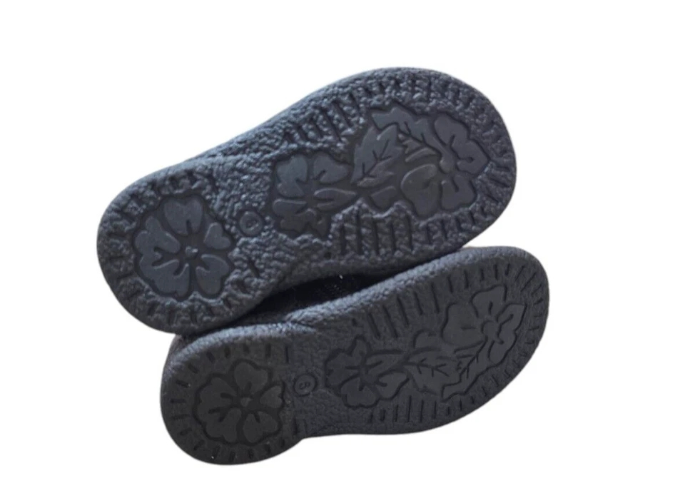 Rachel Girls Size 6 black Sequin Accent Boots NWOB - Image 4 of 4