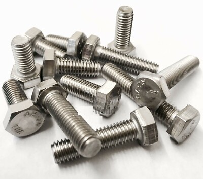 M27 / 27mm A2 EDELSTAHL VOLLGEWINDE SCHRAUBE SECHSKANT SECHSKANT SET DIN933 (FWS)