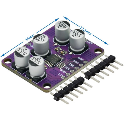 24Bit PCM1808 Amplifier Audio Stereo ADC Single-End Analog Player Decoder Board