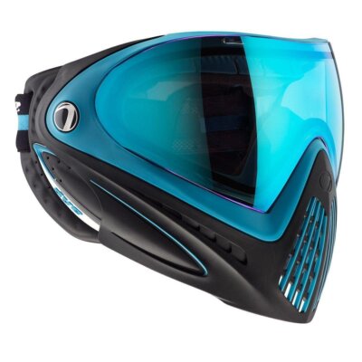 New Dye Matrix i4 Paintball Mask Goggles w/ Blue Ice No Fog Lens - Powder Blue