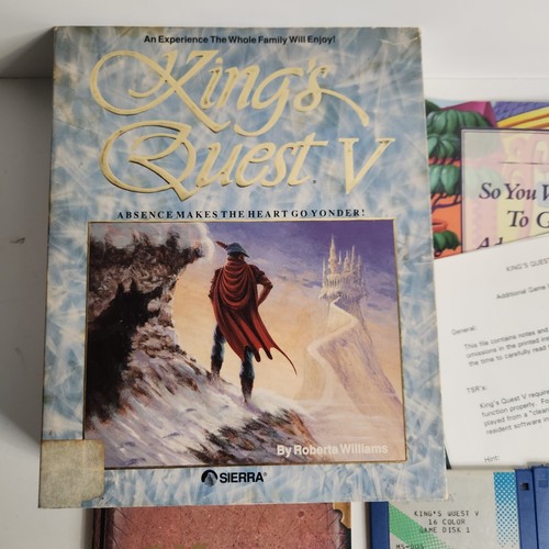 King's Quest V Absence Makes The Heart Go Yonder 3.5" PC 1990 Sierra 256 Color - Picture 2 of 11