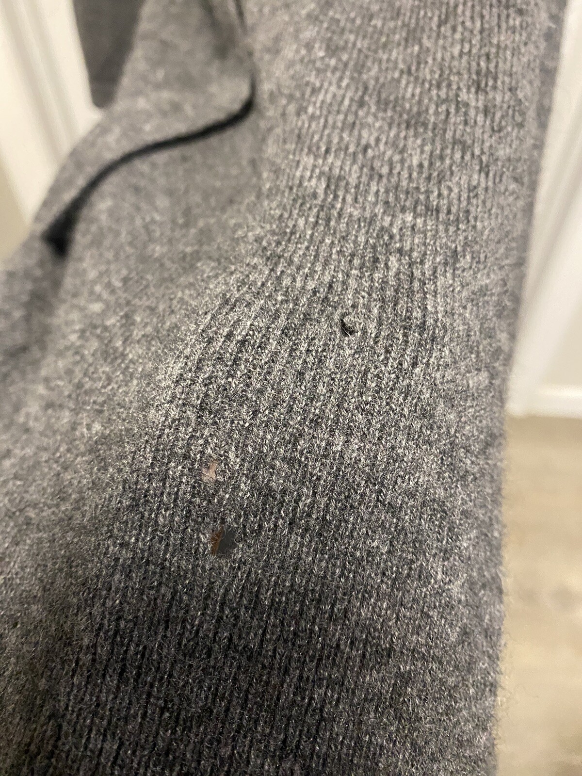 Restoration Hardware 109 Cashmere Gray Long Robe Size Medium eBay