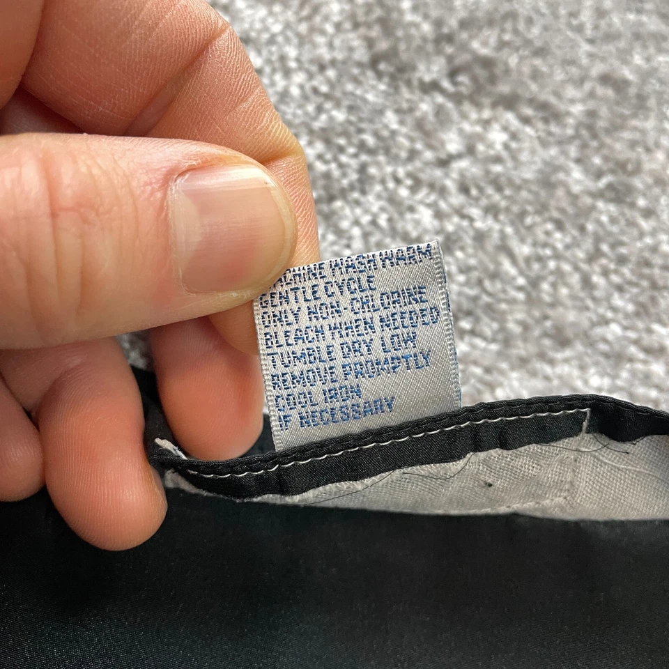 Blusa Jennifer Moore Camisa Abotonada Mujer 22W/42 Negra Manga Larga Top Foto 4 de 4