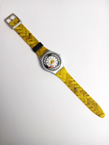 Swatch Standard Gent Sombrero GM143 1998 Vintage Orologio da polso Anni 90 NOS - Foto 4 di 10