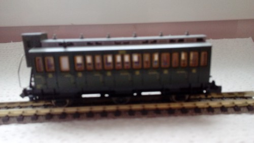 Fleischmann 8694 Spur N Abteilwagen m. Bremserhaus OVP neuwertig | Zustand: Neu