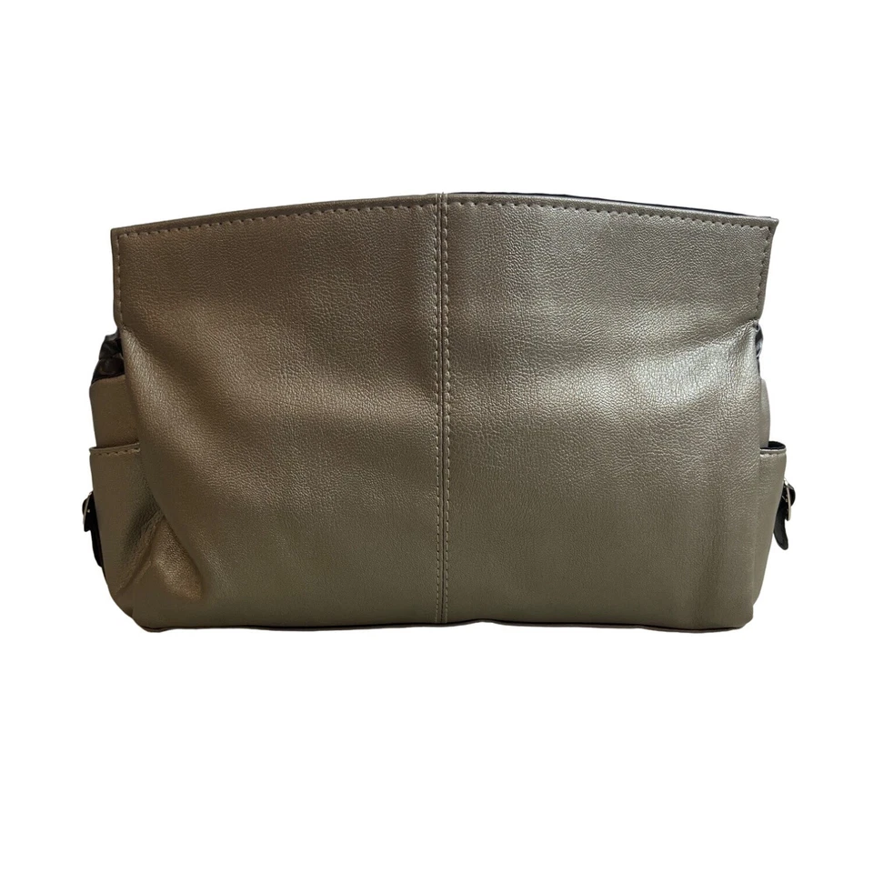 Bolso Miche Para Mujer Plateado Metálico Hayley Clásico Prima Concha Exterior Talla M Foto 4 de 4