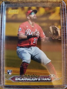 2024 Topps Stadium Club Christian Encarnacion-Strand Gold Foil Rookie RC #5 Reds
