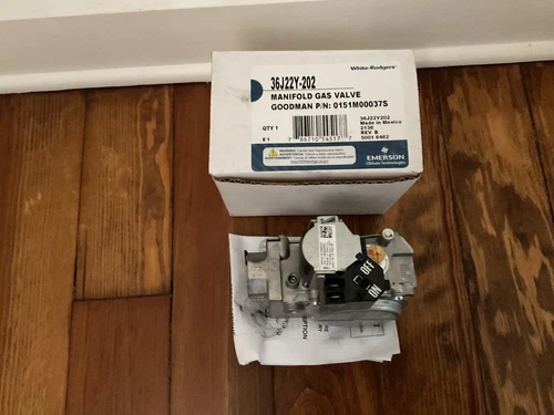 White Rodgers GEMINI 36J22Y-202 HVAC Furnace Gas Valve 0151M00037