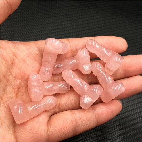 Wholesale Natural mix mini Penis Carved quartz Crystal Massager Wand Healing - Picture 101 of 296