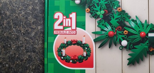 Lego Christmas Wreath 2-in-1 Set 40426 New, Factory Sealed! - Picture 2 of 3