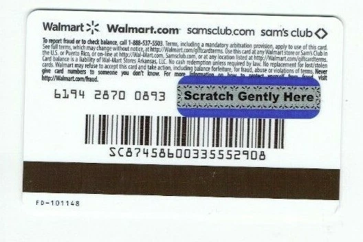 Walmart 2024 gift card
