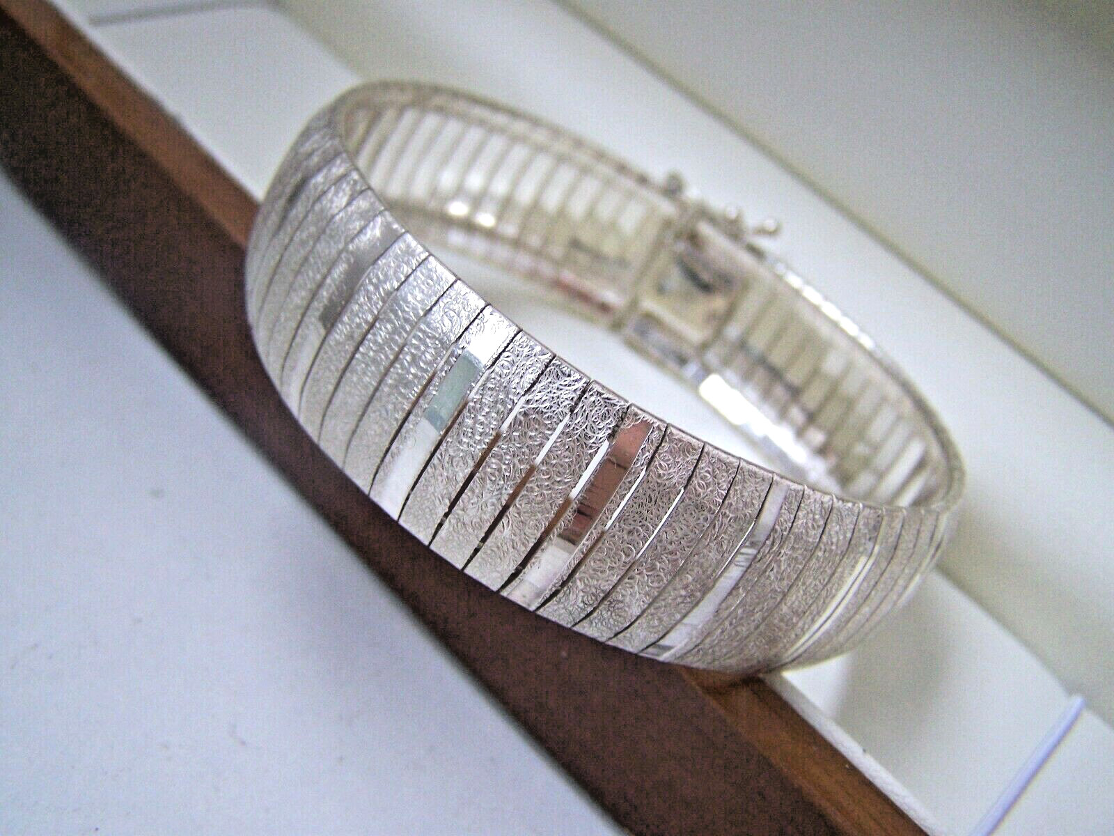 GORGEOUS SOLID STERLING SILVER MODERNIST ORNATE P… - image 4