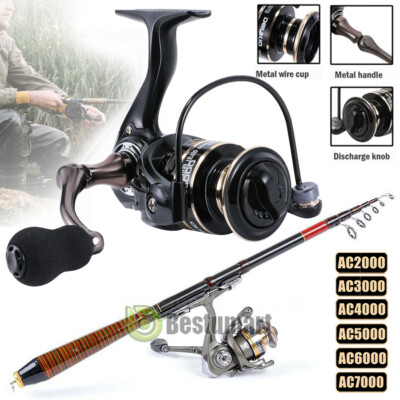 High Speed Freshwater Saltwater Metal Spinning Fishing Reel Large Sea Fish Reels