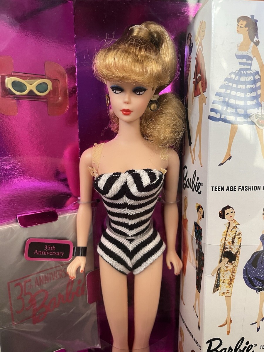 35th ANIVERSARY Barbie オリジナル 1959 未開封 Amazon.com: Barbie 35th Anniversary Special Edition