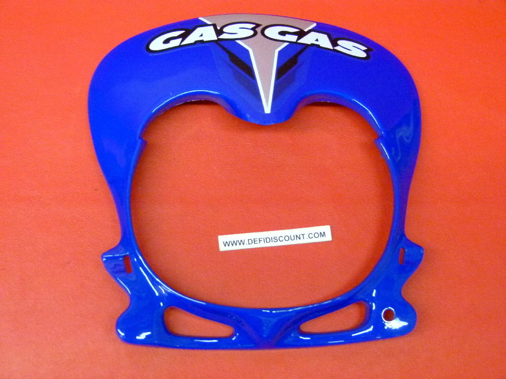 Protection phare Trial Gasgas bleu azur Pro pour moto racing