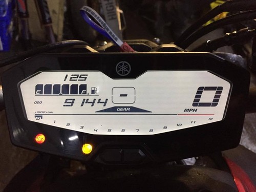 Yamaha MT07 ABS 2015 kompletter Drosselklappenstutzen, Einspritzdüsen, TPS 9144 km BK369 - Bild 6 von 7