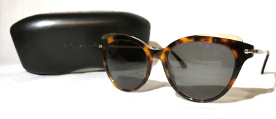 Amelia E, 32-001846 SUNGLASS 52-17-145 Tortoise Plastic w/ Silver arms 20-432