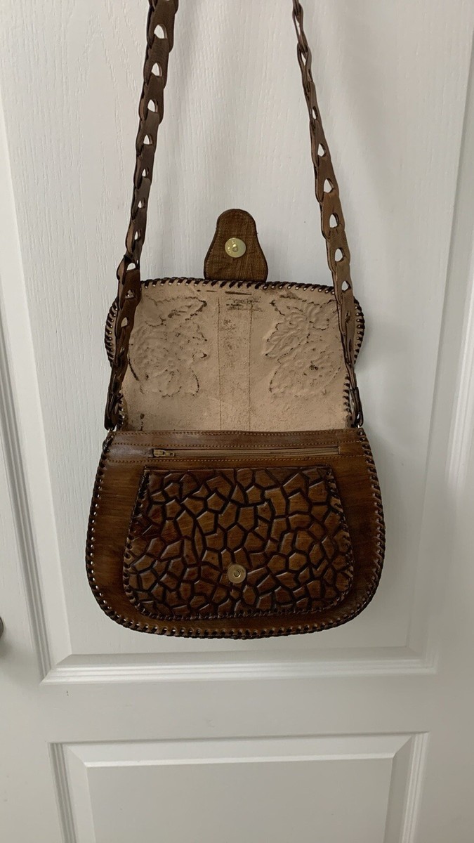 Handmade Genuine Leather Crossbody Bag (Dark Caramel) Handmade Genuine Leather Crossbody Bag (Dark Caramel) | eBay main image 3