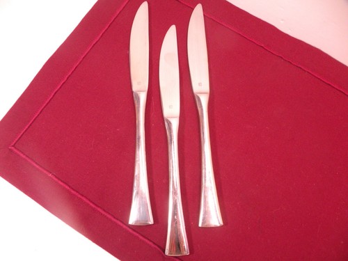 Set Of 3 Aveline Dinner Knives Knife Cuisinart Elite Glossy Stainless 9 3/8"