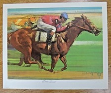 Eddie Arcaro Signed Sports Illustrated Living Legends 18x22 Litho 400/1500