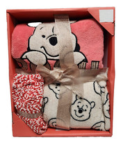 Disney Winnie the Pooh Pajama Set with Cozy Socks Ladies Long Sleeve Tee & Pants