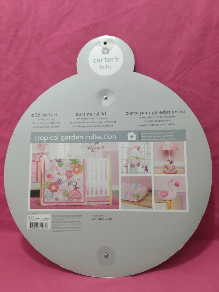 Arte de pared 3D Carter's Baby colgante jardín tropical para guarderías y salas de juegos Foto 2 de 2