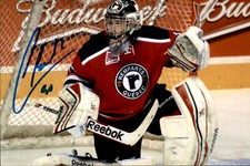 Callum Booth Signed Auto 4x6 Photo Quebec Remparts / Carolina Hurricanes #3