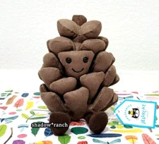Jellycat AMUSEABLE PINE CONE - Small 5" - Retired - Brand New with Tags