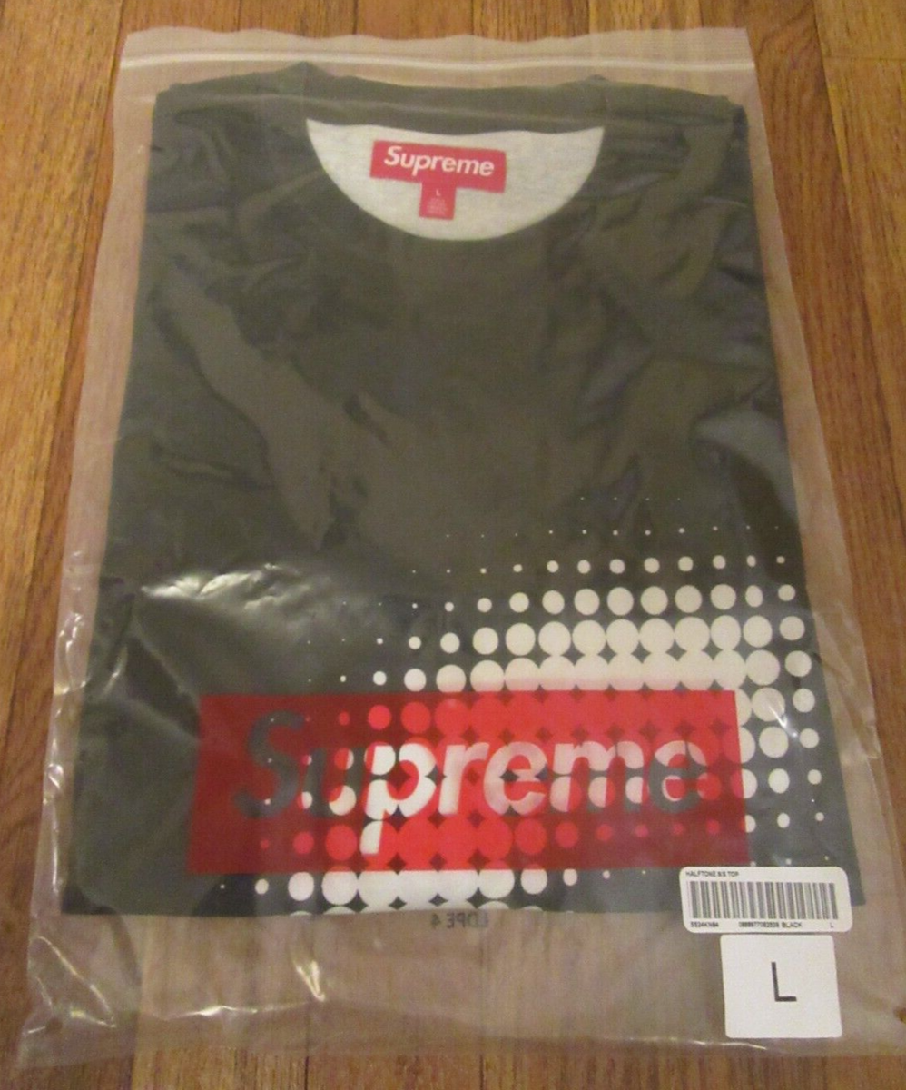 Supreme Halftone S/S Top Size Large Black SS24 Supreme New Supreme Halftone S/S Top Size Large Black SS24 Supreme New