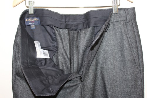 Brooks Brothers Made Italy 1818 Regent Herringbone Wool Grey 2Pc Suit 42R 37-31 - Bild 14 von 16