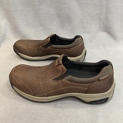 Dunham Battery Park Leather Slip On Brown Loafer Men main image 3