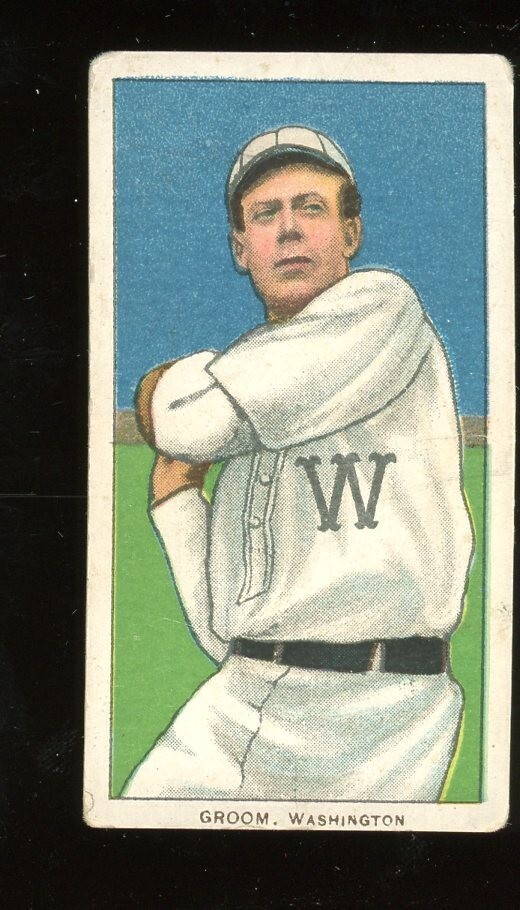 1909-11 T206 Baseball #198 Bob Groom GD