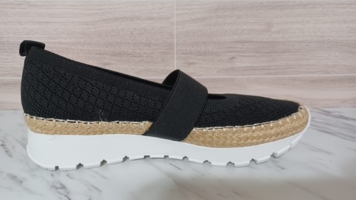 Adrienne Vittadini Percy Espadrille Slip-On Black Size 6.5 - Picture 2 of 6