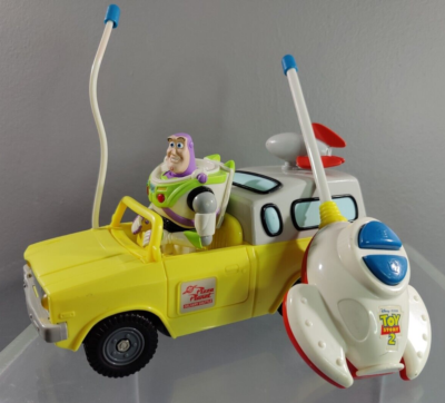 RARE TOY STORY 2 BUZZ LIGHTYEAR RADIO CONTROL PIZZA PLANET TRUCK RARE TOY STORY 2 BUZZ LIGHTYEAR RADIO CONTROL PIZZA PLANET TRUCK