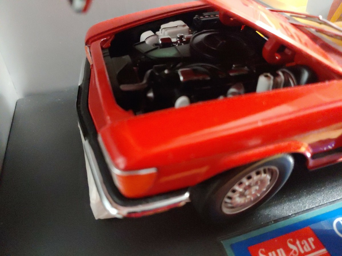 Benz Rare Mercedes-Benz 350Sl Red 1/18 Sunstar Usa Second Hand | eBay