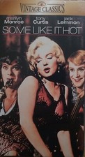 Some Like It Hot VHS Marilyn Monroe Jack Lemmon Tony Curtis New With Watermark