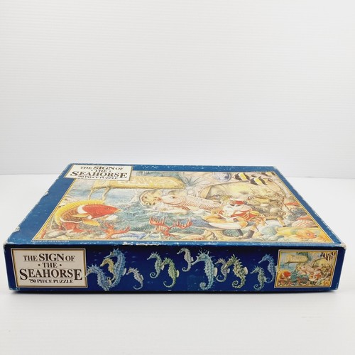 Graeme Base 1992 Sign Of The Seahorse 750 Piece Jigsaw Puzzle The Seahorse Cafe - Picture 11 of 16